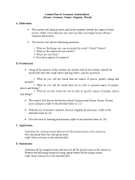 My family who belongs to my family activities. Lesson Plan In Grammar Intermediate Nouns 1 Plural Grammatical Number