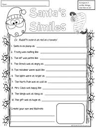 Santa S Similes Poetry For Kids Christmas Reading Simile