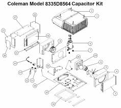 Coleman manufactures a range of hvac products for residential and commercial applications. Coleman Air Conditioner Model 8335d8564 Capacitor Kit Pdxrvwholesale