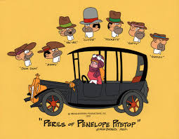 The compact pussycat, which was essentially a beauty salon on wheels. Animation Art The Perils Of Penelope Pitstop 1969 Comic Mint