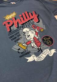 Philadelphia Steel Blue Ben S Pretzels Short Sleeve T Shirt 57040003 Short Sleeve T Shirt Sleeves