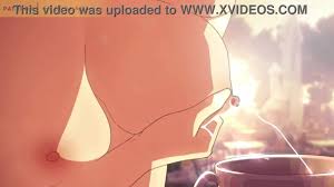 Squirting Milk, Lactating into a coffee cup Hentai Animation