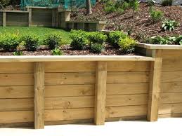 Wood Retaining Wall Timber Retaining Wall Wood Retaining Wall Landscaping Retaining Walls Garden Retaining Wall