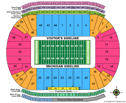 Michigan Stadium Seating Chart Michigan Stadium Ann