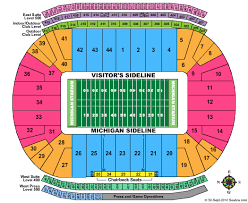 michigan stadium seating chart michigan stadium ann