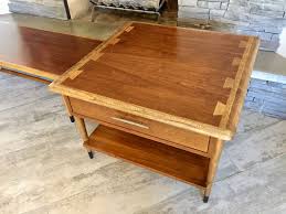 Lane Acclaim 900 094 Commode Table Square W Drawer Flint Glass Decor Home Decor