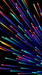 Light Line Neon Technology Visual Effect Lighting Graphics Abstract Wallpaper Rainbow Wallpaper Cellphone Wallpaper