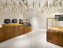 Rolling Pins Hang From Ceiling Inside Beijing Bakery By B L U E Architecture Studio Cafe Design Bakery Design Furniture Design Modern