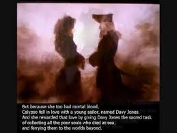 Davy Jones Calypso Story Davy Jones And Calypso Davy Jones Pirates Of The Caribbean