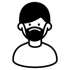 Why don't you let us know. Man Wear Mask Free Icon Of Pandemic Solid Keep Healthy Routine