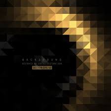 Black And Gold Design Background Black Gold Abstract Triangle Background Design Triangle Background Background Design Free Vector Backgrounds