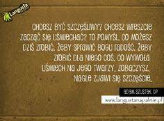 Od 2014 swoją działalność internetową sygnuje nazwą langusta na palmie. 11 Adam Szustak Ideas Cytaty Mysli Wiara