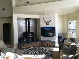 We certainly hope that these will give you the motivation you need to make your hearth into a truly beautiful showcase for your home. Freestanding Tv Wood Stove Fireplace Living Room Ideas Photos Houzz