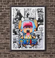 When my canvas art arrived, i could not wait to get it up on my home office wall. Amazon Com Cute Tonytony Chopper Japanese Anime Canvas Art Print 8 X 10 Inches No Frame Posters Prints