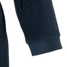 Des designs originaux à prix mini. Peignoir Homme Coton Moelleux Romeo Bleu Carre Blanc