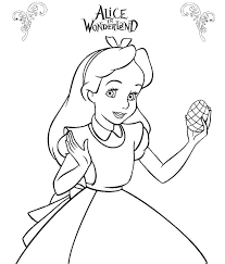 More 100 coloring pages from cartoon coloring pages category. Alice In Wonderland Coloring Pages 90 Free Images For Print
