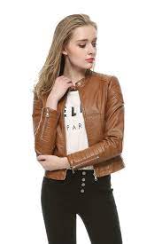 Elegant Leather Jacket Tendencias Da Moda Looks Moda