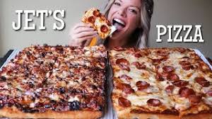 Even though it's often referred to as 'deep dish,' i don't think that accurately captures the essence of. Pepperoni Bbq Chicken Detroit Style Pizza Mukbang Feat Jet S Pizza Youtube