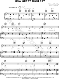 Maybe you would like to learn more about one of these? Martina Mcbride How Great Thou Art Sheet Music In F Major Transposable Download Print Sku Mn0063514