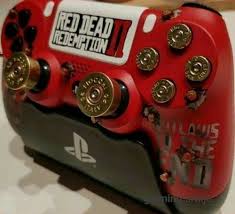 Pin By Hailey Ashlin On Red Dead Redemption In 2020 Red Dead Redemption Playstation Controller Ps4 Controller Custom