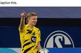 Erling haaland and jadon sancho scored a brace each. Viral Erling Haaland S Goal Celebration Says Thank God After Getting The Attention Of Dortmund Muslim Midfielder Netral News