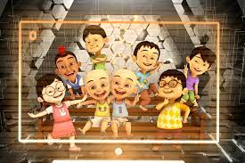 Upin Ipin Keceriaan Upin Ipin Kartun Gambar Karakter Disney Gambar