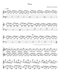 Two Twenty One Pilots Sheet Music For Piano Solo Musescore Com
