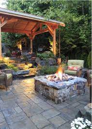 Stone fire pits look incredibly neat and go with almost it will make a good spot for a nice backyard picnic! 74 Amazing Fire Pit Ideas 37 Is Stunning