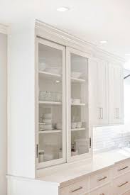 Kitchen Surprising Sliding Glass Cabinet Doors 68 In Decor Base Cabinets Custom Kitchen Cabinets Sliding Doors Diy Kitchen Renovation Farmhouse Kitchen Design