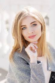 (*cough* he didn't start dyeing his hair until he was fifteen, so yeah. Beautiful Woman With Long Blonde Straight Hair And Grey Eyes Stock Photo Picture And Royalty Free Image Image 56262398