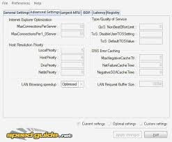 So maybe it's the computer settings? Tcp Optimizer Download Tcpoptimizer Exe
