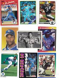 1990 allan kayes football card magazine #6 bo jackson. Bo Jackson 50 Different Baseball Football Cards Featuring Bo Jackson At Amazon S Sports Collectibles Store