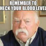 Giacomo suona al campanello di giovanni, quest'ultimo però gli sbatte la porta in faccia Wilford Brimley Meme Generator Imgflip