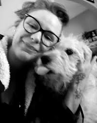 This dog is scruffy, odd shaped, probably a bit overweight, her breath  stinks, but let me tell y'all about this dog. My sister adopted her from a  Mexican rescue years ago because