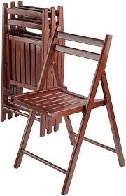 winsome wood robin seating walnut set of 4 wood folding chair winsome wood folding chair