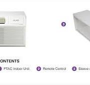Perfect for hotels & homes – 9,000 BTU PTAC AC/heater ...
