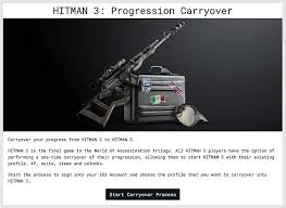 The next one you will unlock is the black shirt and gloves if you complete the one in bangkok next friday. Hitman 3 Transferring Progress From Hitman 1 And Hitman 2 Hitman 3 Guide Gamepressure Com