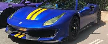 Every used car for sale comes with a free carfax report. Blue Ferrari 488 Pista With Yellow Lights Shows Racecar Look In London Autoevolution