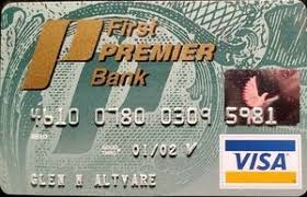 The first premier® bank mastercard® credit card has a lot to offer consumers with fair or poor credit. Bank Card First Premier Bank First Premier Bank United States Of America Col Us Vi 0857 01