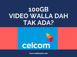 Bagi pelanggan celcom first gold rm 80 (20gb) mereka akan diberikan kuota 30gb video walla. Tiada Lagi 100gb Video Walla Percuma Dari Celcom