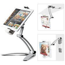 Kitchen Tablet Mount Stand Ikross 2 In 1 Kitchen Wall Countertop Desktop Mount Recipe Holder Stand For 7 To 1 Kitchen Tablet Tablet Mount Ipad Holder For Bed