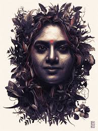 Creativity takes courage. @nimisha_sajayan 💛 #love #art