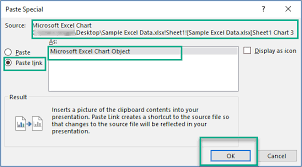 How To Embed Or Link An Excel File In Powerpoint Present