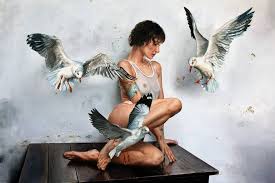 The end of a woman's life journey Painting by Peter Duhaj | Saatchi Art  Italy