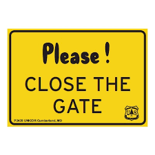Order our affordable and durable gate signs today. Unicor Federal Prison Industries