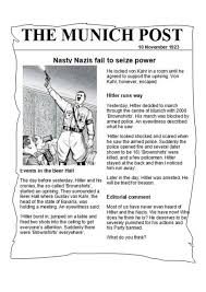 The collection that comprising chosen picture and the best among others. Munich Putsch Newspaper Article Worksheet