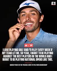 Marco Penge has confirmed his move to PGA Tour membership. He stated, “I'm  going to America tomorrow with my wife to find a place for when we move in  January. So as