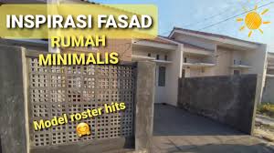 Selain memberikan kesan fasad yang menarik juga menjadikan sirkulasi udara yang baik. Inspirasi Fasad Rumah Minimalis Type 32 60 Youtube