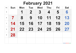 This blank february calendar printable is available in excel, word or pdf format. February 2021 Printable Calendar Free Premium Calendar Printables March Free Printable Calendar Printable Calendar Template