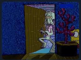 Meme Generator Squidward Walking Through Door Spongebob Hiding In Corner Newfa Stuff